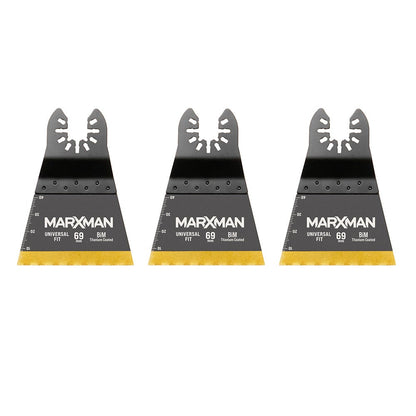 MARXMAN 69x90m Bi-Metal Multi-Tool Plunge Blade Set - 3 Piece MOMTBIM693PC