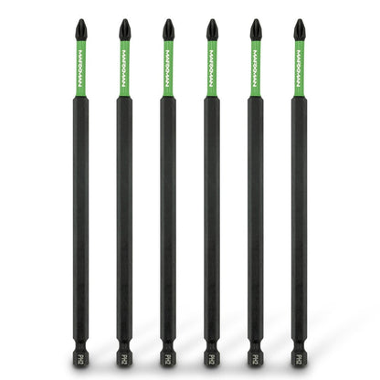 MARXMAN PH2x150mm Phillips Impact Screwdriver Bit - 6 Piece MSDBP21506PC