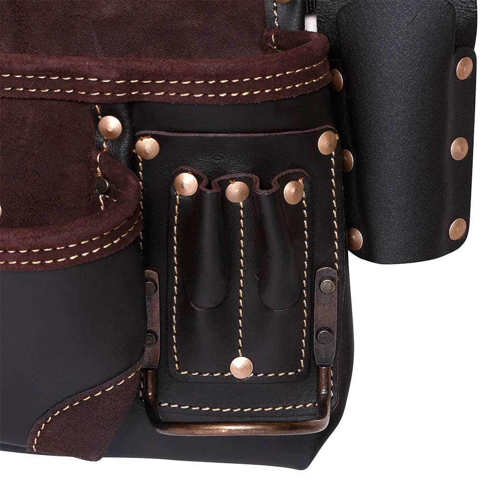 MASTERCRAFT 12 Pocket Leather Tool Apron MC0004