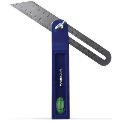 MASTERCRAFT 200mm Plastic Handle Sliding Bevel MBS200