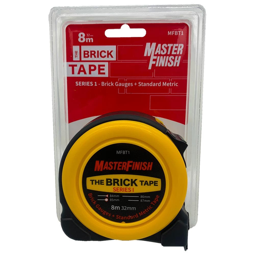 MASTERFINISH 8m x 32mm The Brick Tape MFBT1