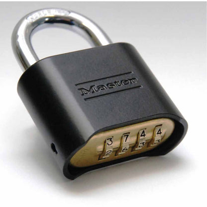 MASTER 51mm Black Zinc Hardened Combination Padlock 178DAU