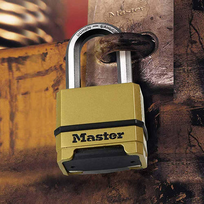MASTER LOCK 38mm Brass Excell Combination Padlock M175DLFAU