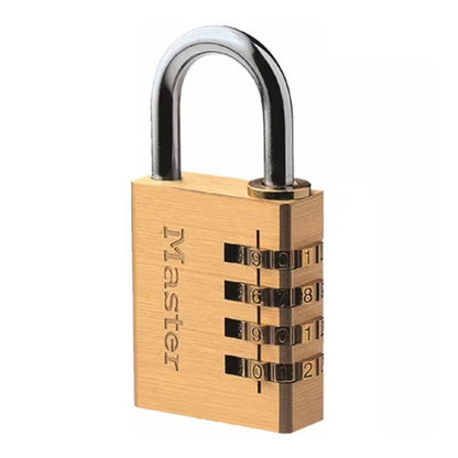 MASTER LOCK 40mm Brass Resettable Combination Padlock 604DAU
