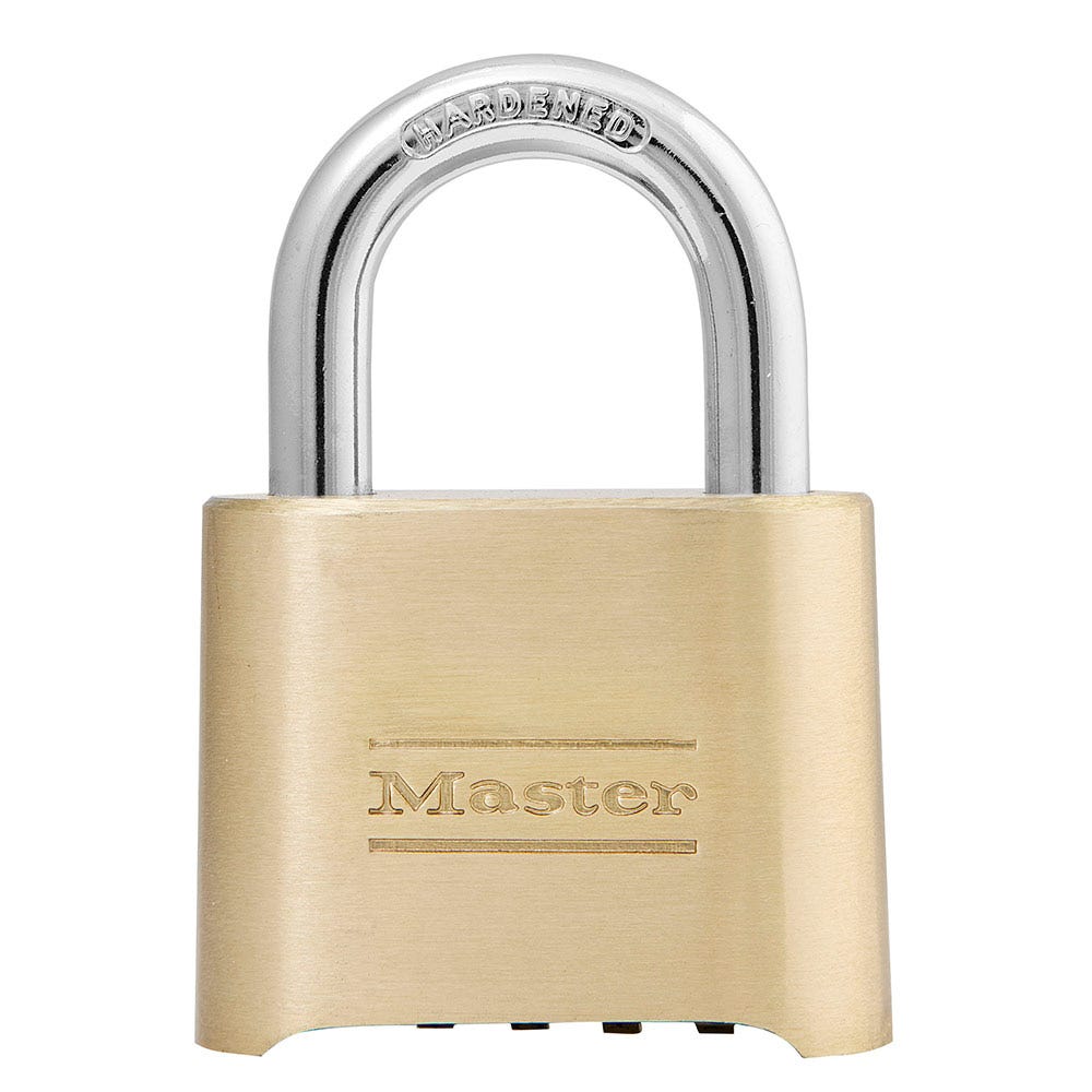 MASTER LOCK 50mm Brass Combination Padlock 175DAU