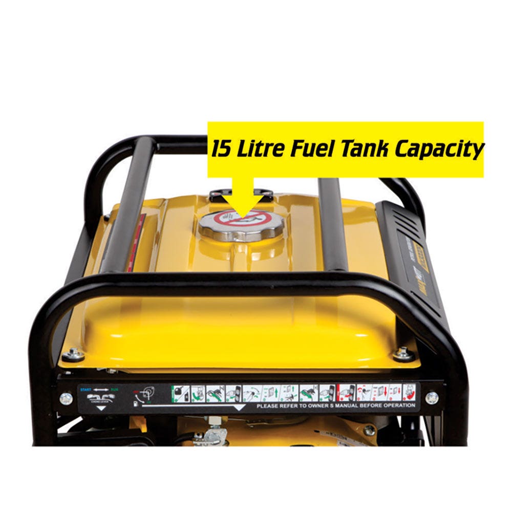 MAXWATT 3.5kVA Open Frame Recoil Start Generator MX3000R