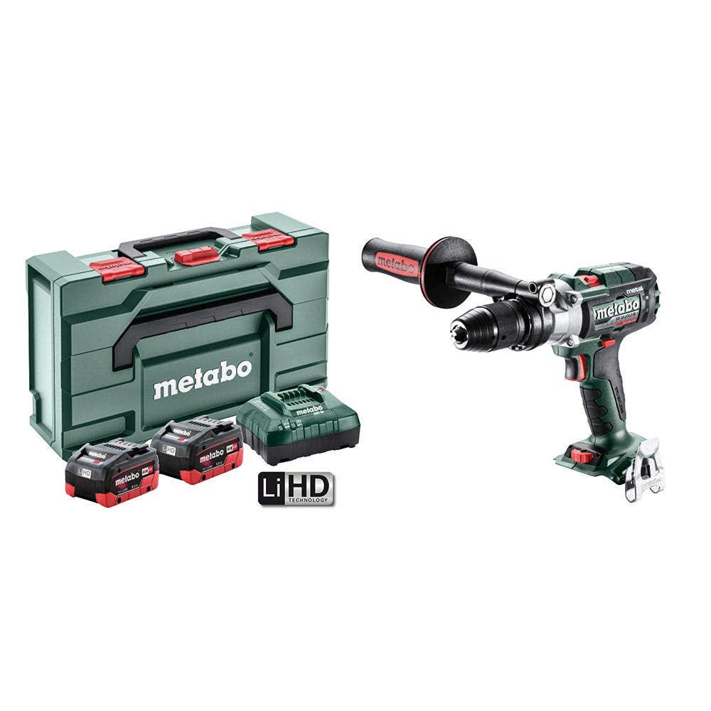METABO 18V 2 x 5.5Ah 13mm 3-Speed Hammer Drill Kit AU60318300
