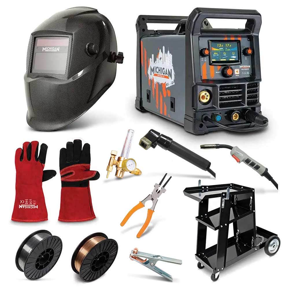 MICHIGAN 180A LCD Multi Process Welder Kit MULTI180LCDPKIT