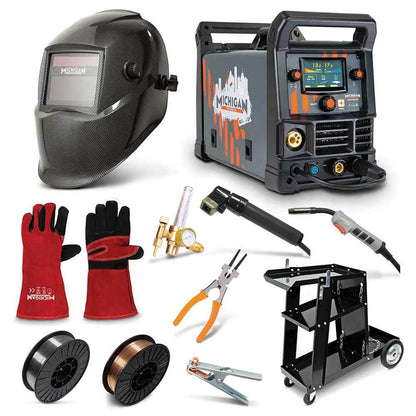 MICHIGAN 180A LCD Multi Process Welder Kit MULTI180LCDPKIT