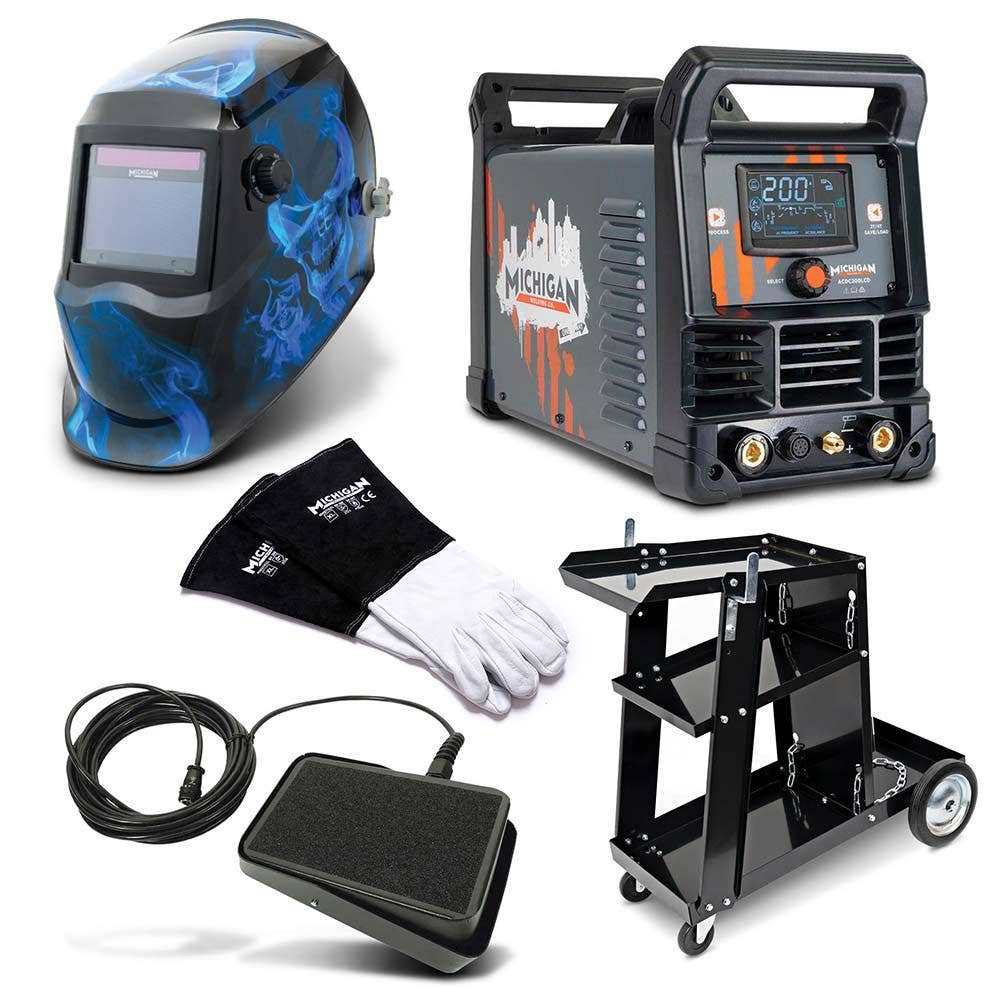 MICHIGAN 200ACDC TIG HF Pulse Welder kit ACDC200PKIT