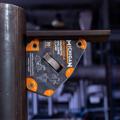 MICHIGAN Multi-Angle 30kgf Switchable Magnetic Welding Clamp MMAGMSW30