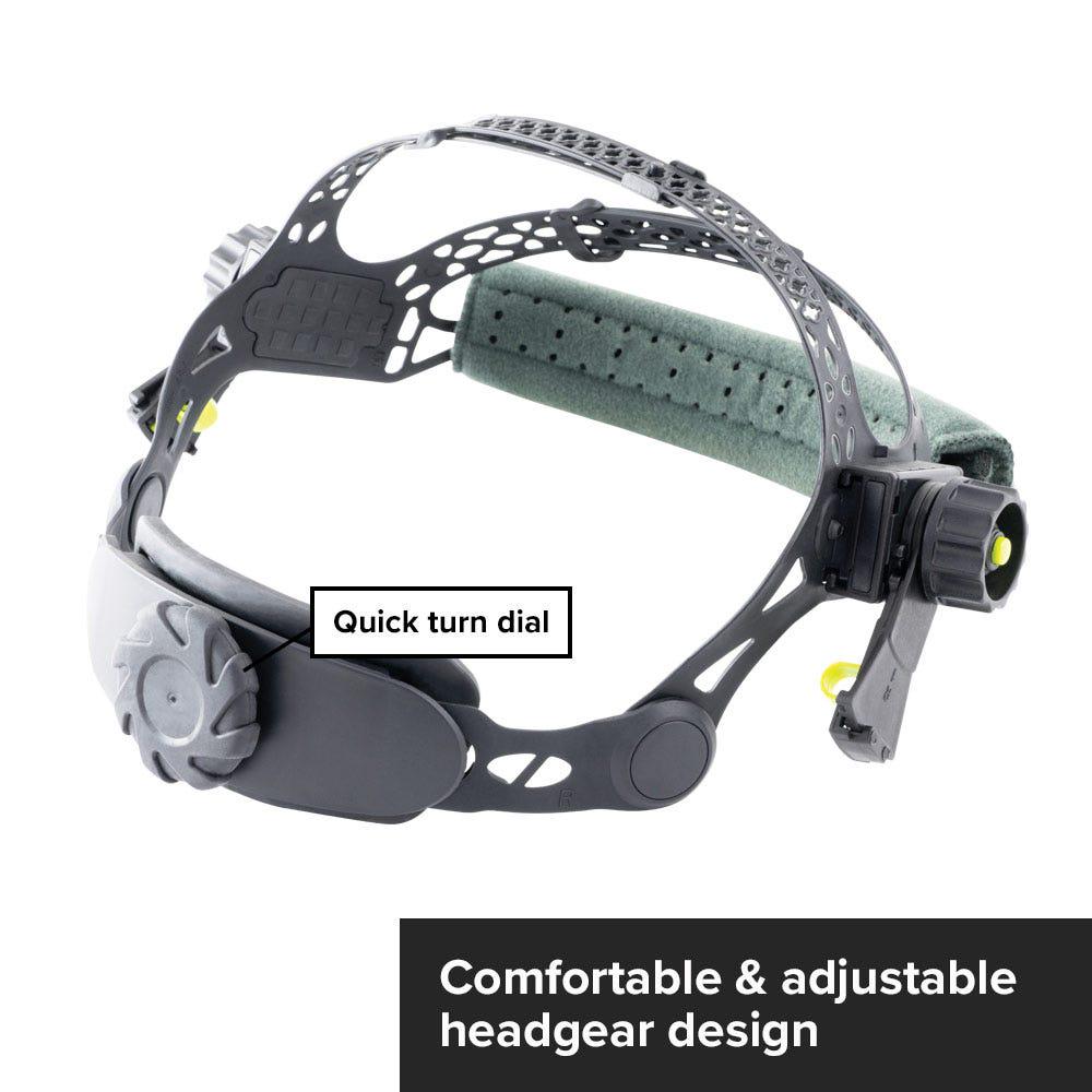 MICHIGAN Pro XL View Variable Shade Auto Darkening Welding Helmet - Black MIC1000VS3