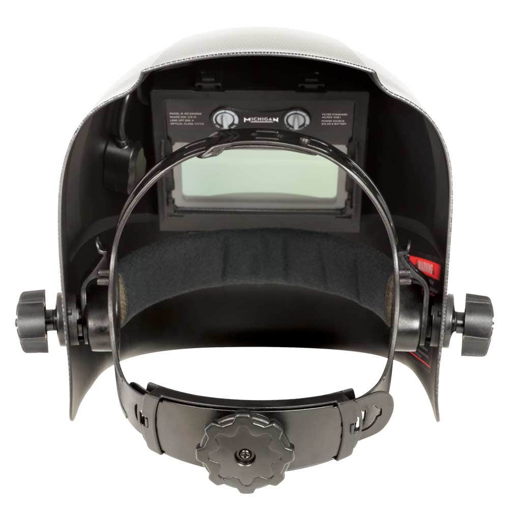 MICHIGAN True View Variable Shade Auto Darkening Carbon Welding Helmet MICADH500