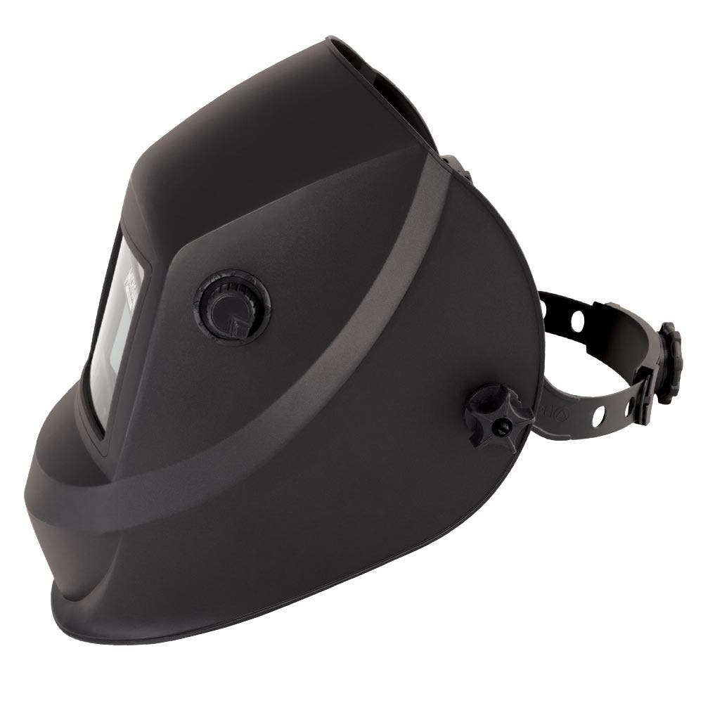 MICHIGAN True View Variable Shade Auto Darkening Black Welding Helmet - Black MICADH380