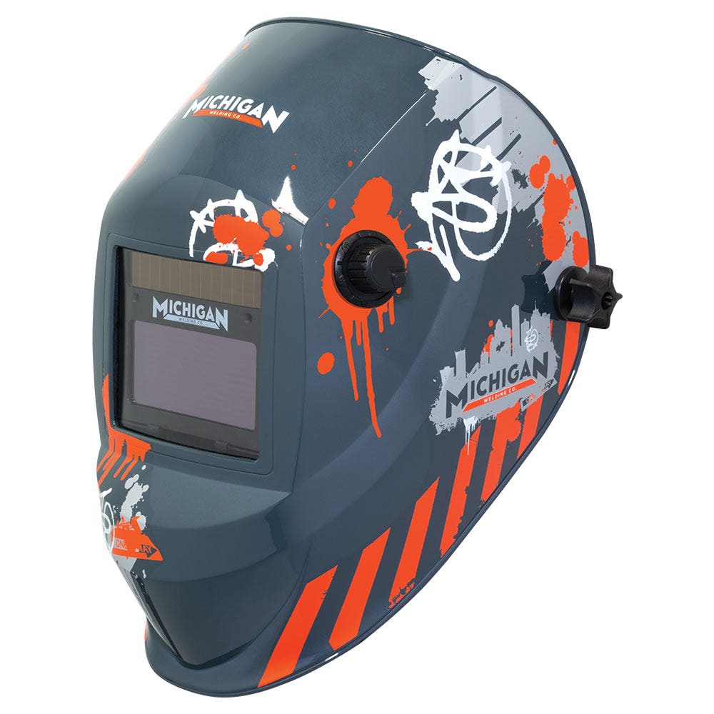 MICHIGAN Variable Shade 9 - 13 Auto Darkening Welding Helmet Hazard MICADH380-1