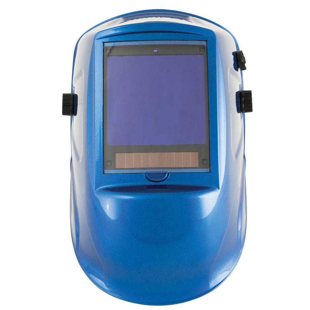 MICHIGAN XL Variable Shade Auto Adjust Digi >2A Welding Helmet - Blue MIC1000VDIG
