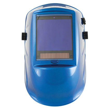 MICHIGAN XL Variable Shade Auto Adjust Digi >2A Welding Helmet - Blue MIC1000VDIG