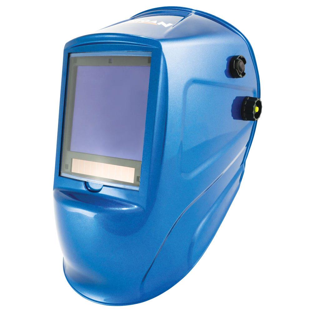 MICHIGAN XL Variable Shade Auto Adjust Digi >2A Welding Helmet - Blue MIC1000VDIG