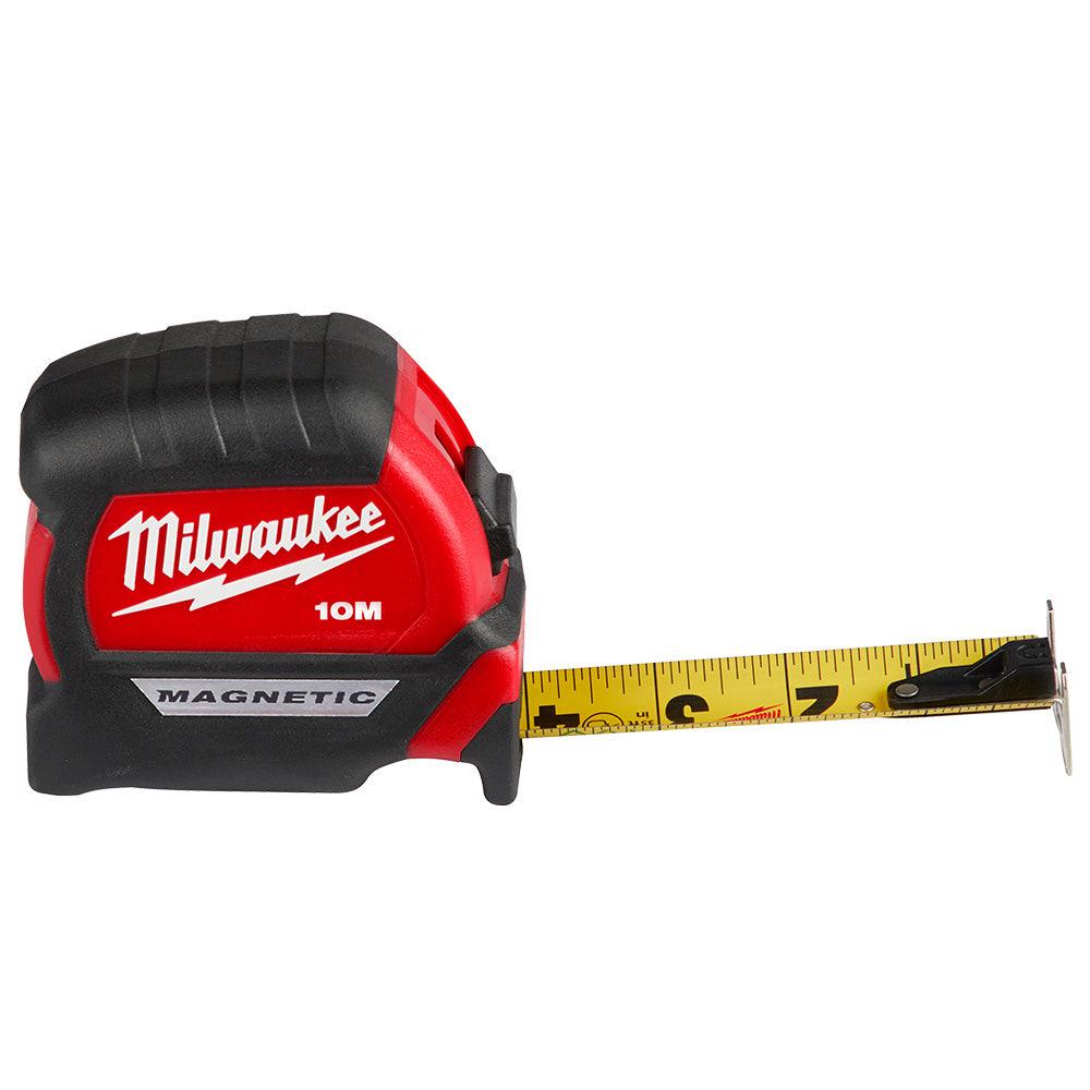 MILWAUKEE 10m Compact Wide Blade Tape Measure 48220510
