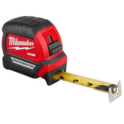 MILWAUKEE 10m Compact Wide Blade Tape Measure 48220510