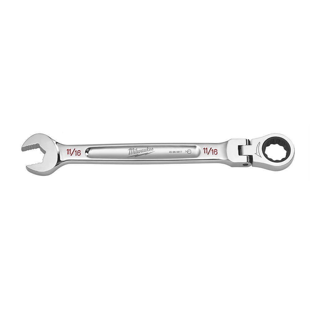 MILWAUKEE 11 16 AF R OE Flex Head Ratcheting Spanner 45969817