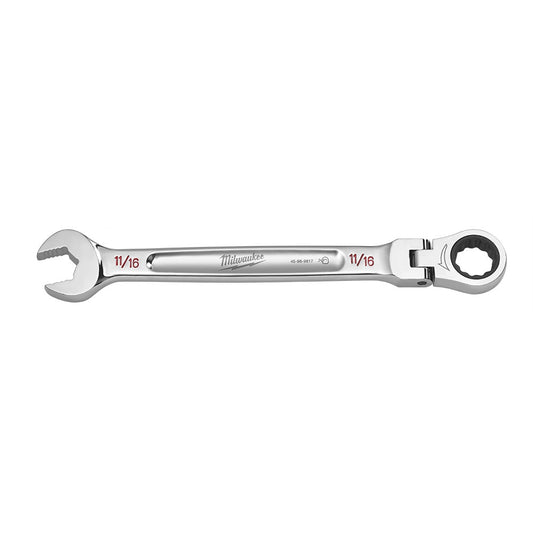 MILWAUKEE 11 16 AF R OE Flex Head Ratcheting Spanner 45969817