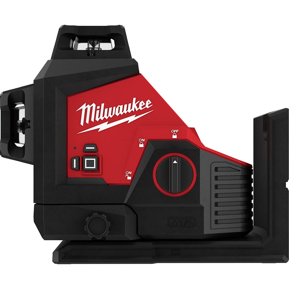 MILWAUKEE 12V 3 Plane Multiline Laser Level - Green Beam M123PLA-0C