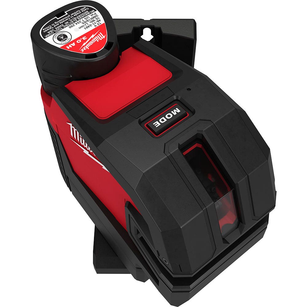 MILWAUKEE 12V Cross + 4 Points Level Laser Skin M12C4PLA0C