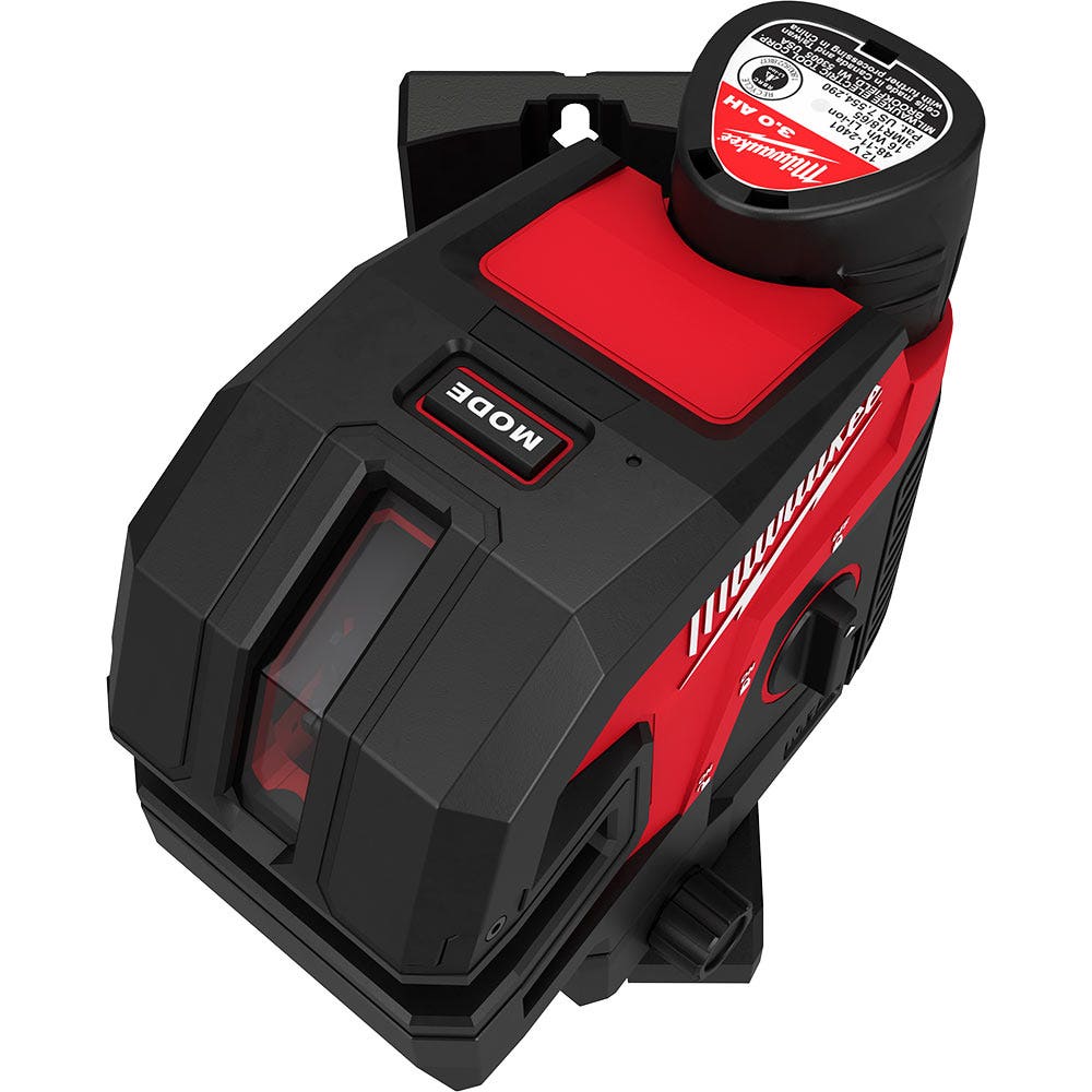 MILWAUKEE 12V Cross + 4 Points Level Laser Skin M12C4PLA0C
