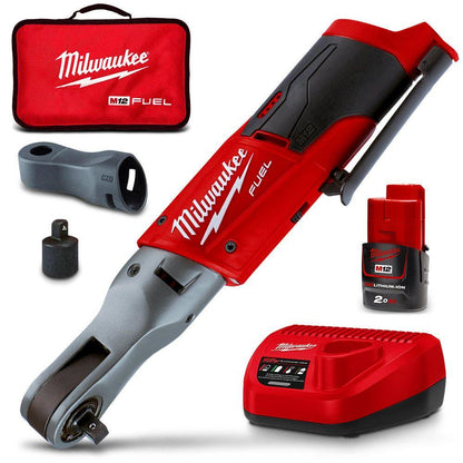 MILWAUKEE 12V FUEL 1 x 2.0Ah 3 8 Impact Rachet Kit M12FIR38-201B