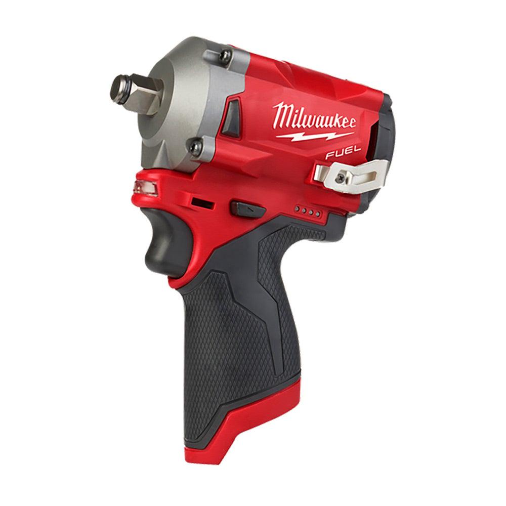 MILWAUKEE 12V FUEL 1 2inch Stubby Impact Wrench Skin M12FIWF12-0