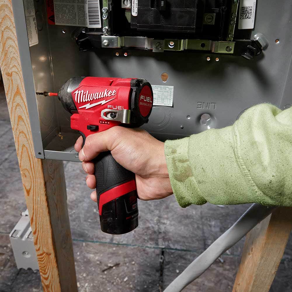 MILWAUKEE 12V FUEL 1 4inch Hex Impact Driver Skin M12FID20