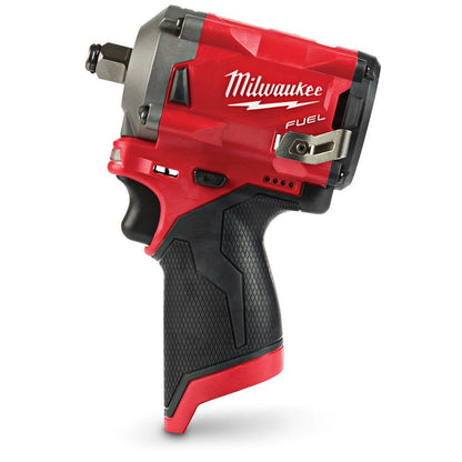 MILWAUKEE 12V FUEL 1 2inch Stubby Impact Wrench Skin M12FIWF12-0