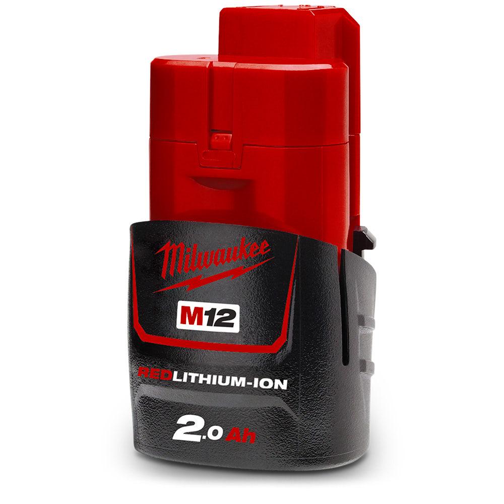 MILWAUKEE 12V FUEL 1 x 2.0Ah 3 8 Impact Rachet Kit M12FIR38-201B