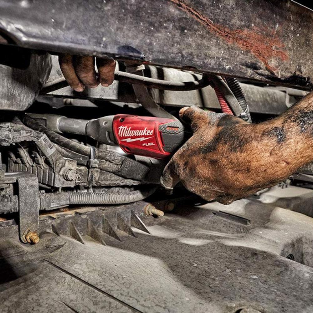 MILWAUKEE 12V FUEL 3/8inch Ratchet Extended Reach Skin M12FIR38LR-0
