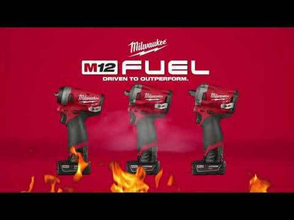 MILWAUKEE 12V FUEL 3 8inch Stubby Impact Wrench Skin M12FIW38-0