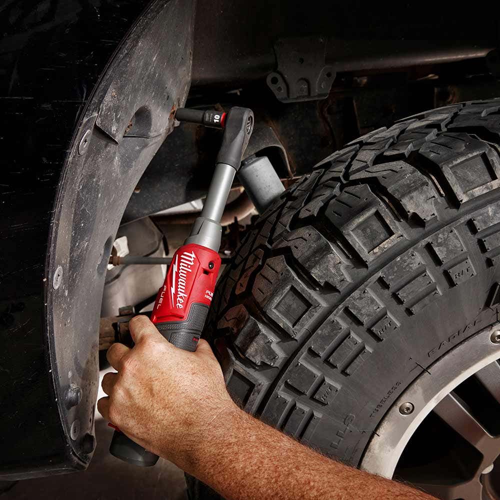 MILWAUKEE 12V FUEL 3/8inch High Speed Extended Reach Ratchet Skin M12FHIR38LR0