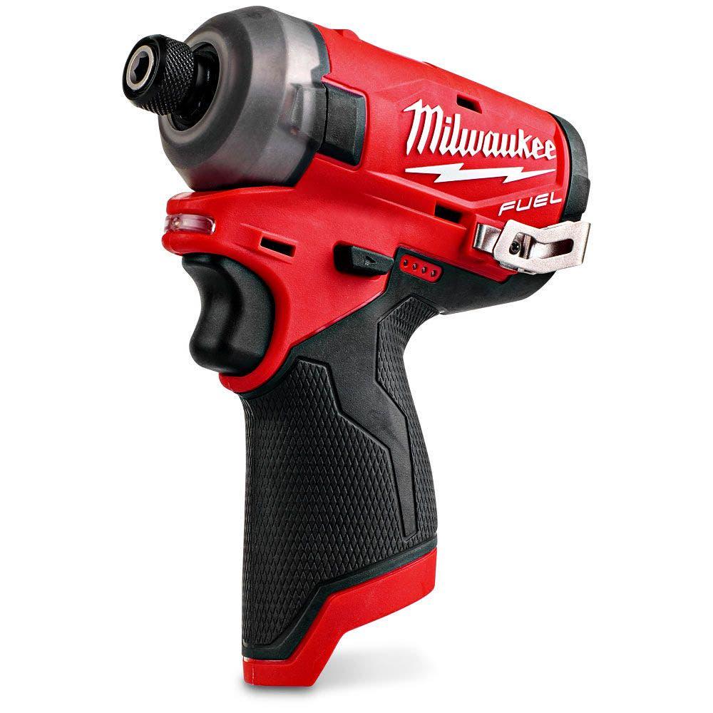 MILWAUKEE 12V FUEL Brushless SURGE 1/4inch Hex Hydraulic Driver Skin M12FQID-0