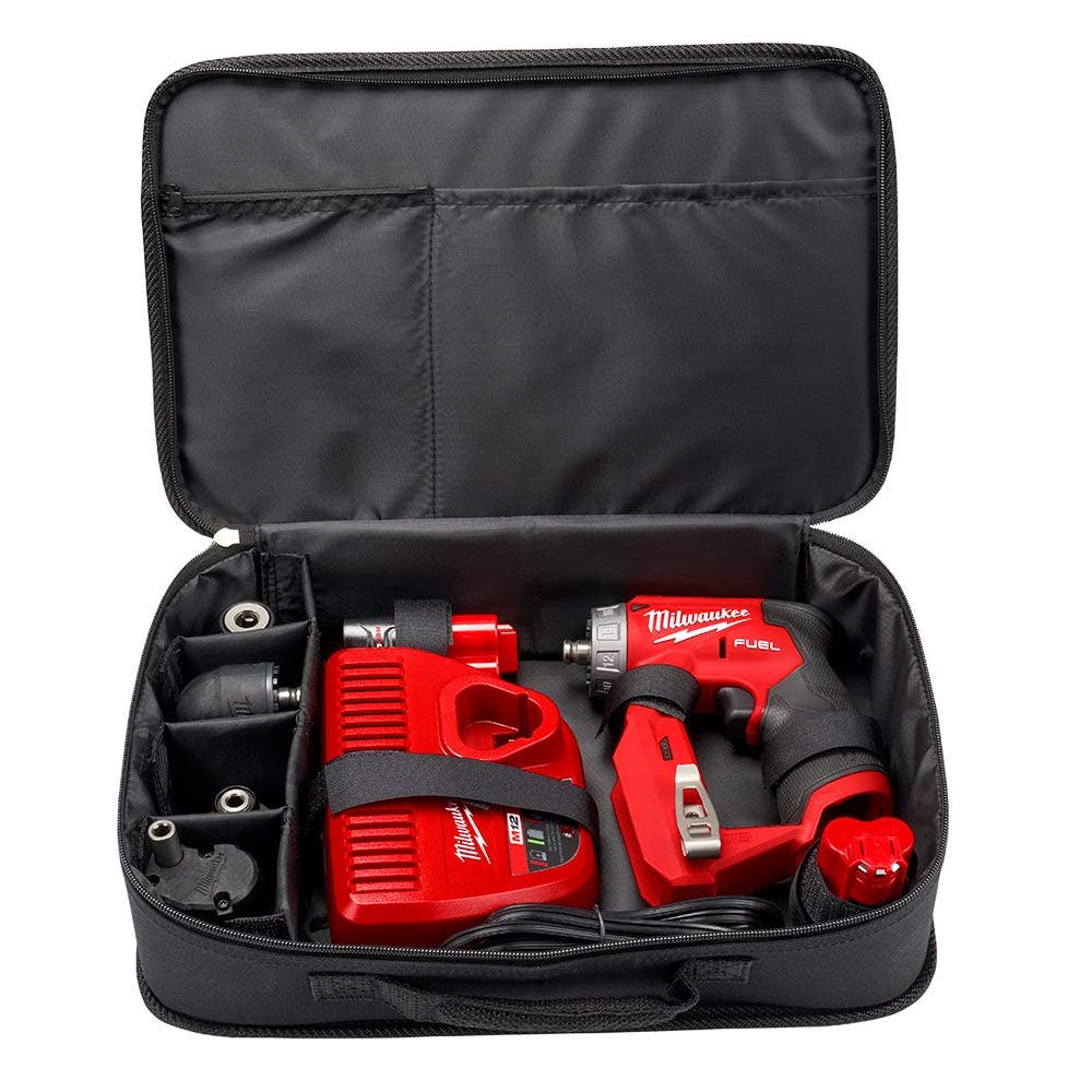 MILWAUKEE 12V Fuel 2 x 2.0Ah 9.5mm Installation Drill Driver Kit M12FDDXKIT202B