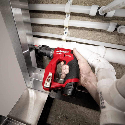 MILWAUKEE 12V Fuel 2 x 2.0Ah 9.5mm Installation Drill Driver Kit M12FDDXKIT202B