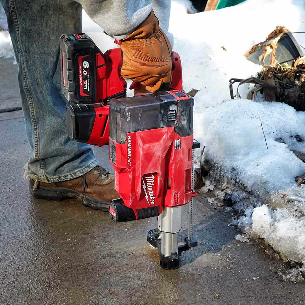 MILWAUKEE 12V HAMMERVAC Universal Dust Extractor Skin M12UDEL-0