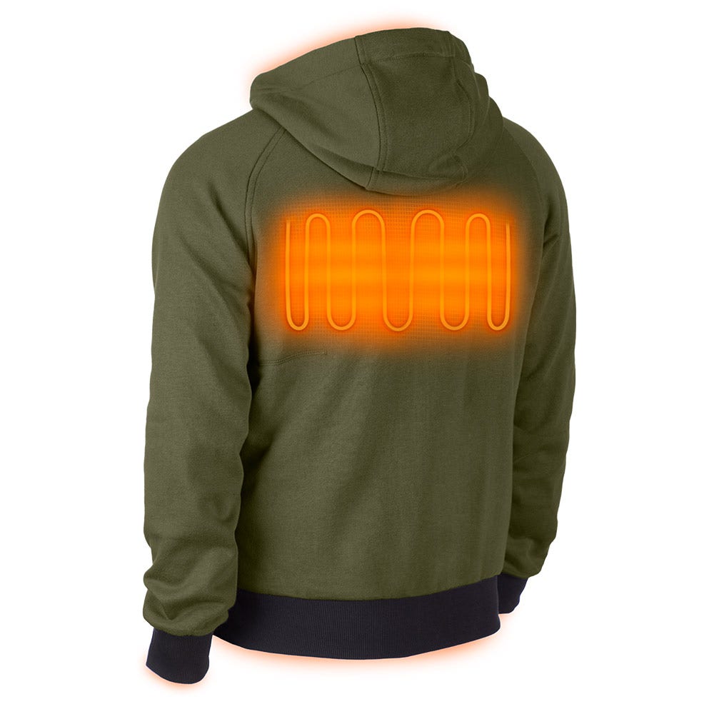 MILWAUKEE 12V Heated Hoodie Green Skin M12HHGREEN40