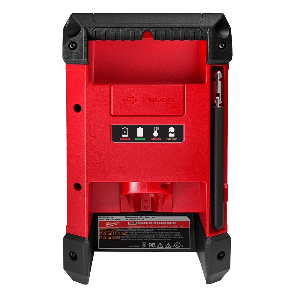 MILWAUKEE 12V Jobsite Radio and Charger Skin M12RCDAB+-0
