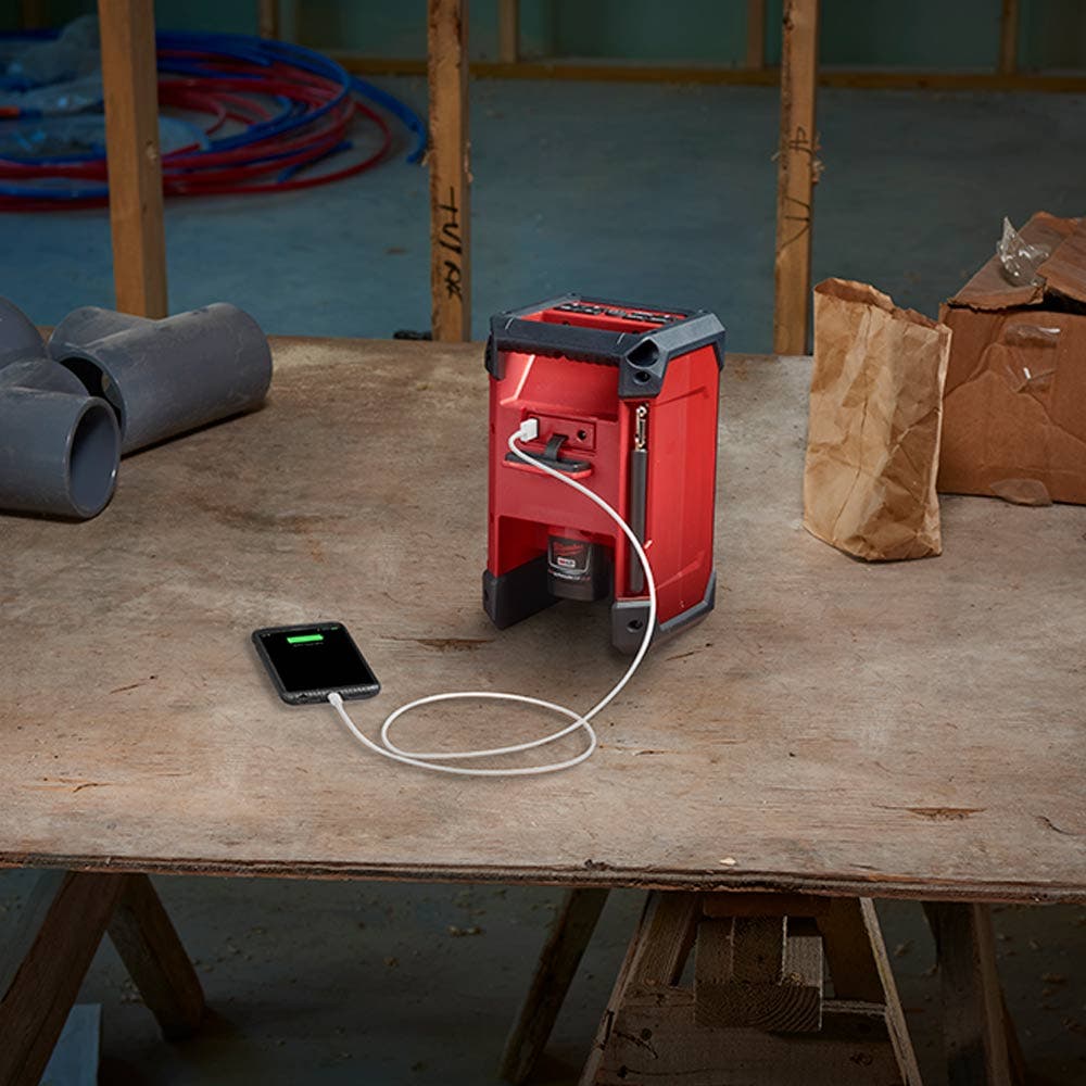 MILWAUKEE 12V Jobsite Radio and Charger Skin M12RCDAB+-0