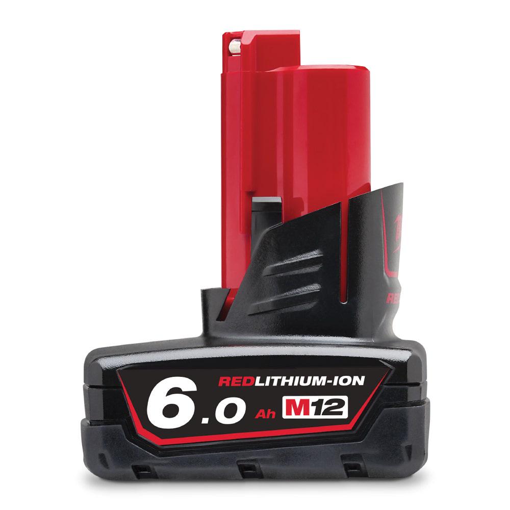 MILWAUKEE 12V RedLithium-Ion 6.0Ah Battery M12B6