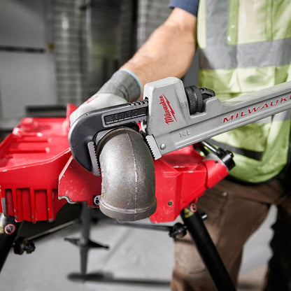 MILWAUKEE 14 (355mm) Aluminium Pipe Wrench w POWERLENGTH Handle 48227215