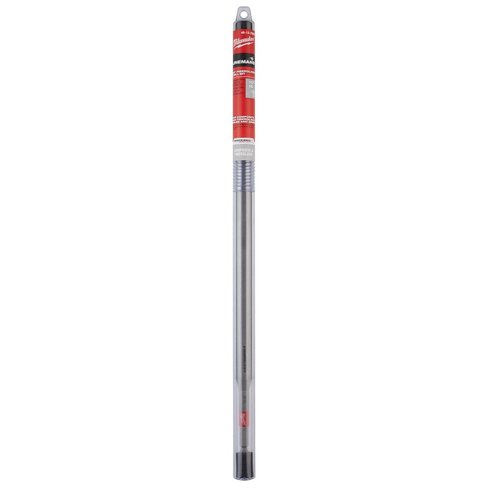 MILWAUKEE 15/16" x 22" SHOCKWAVE Impact Duty Lineman's Fiberglass Drill Bit 48137809
