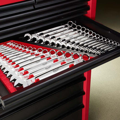 MILWAUKEE 15 Piece Metric Spanner Combination Set 48229515