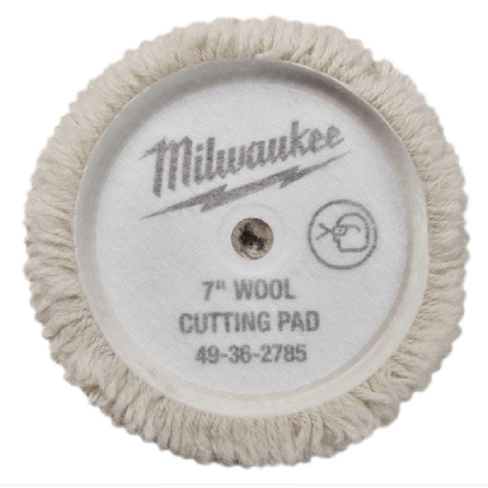 MILWAUKEE 180mm Hook and Loop Wool Cutting Pad 49362785