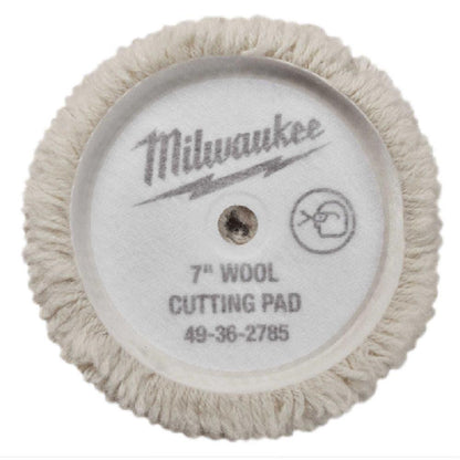 MILWAUKEE 180mm Hook and Loop Wool Cutting Pad 49362785